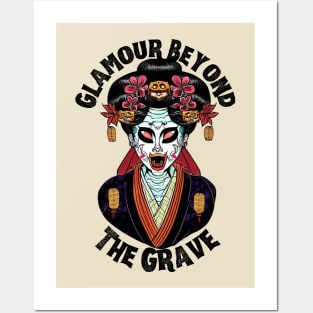 Graveyard Halloween Posters and Art